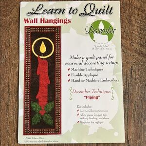 Learn to Quilt Wall Hangings Kit